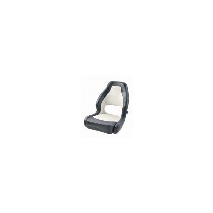 ASIENTO DEPORTIVO DRIVER, NEGRO Y BLANCO