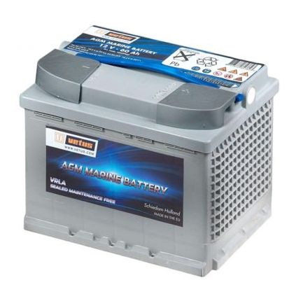 VETUS AGM POWER BATTERY, 60 AH