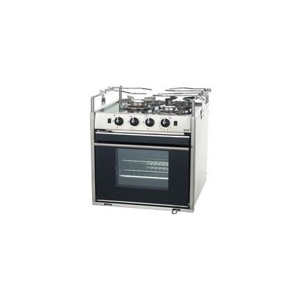 COCINA 3 QUEMADORES Y HORNO CON PARRILLA SMEV CU433 MoonLight