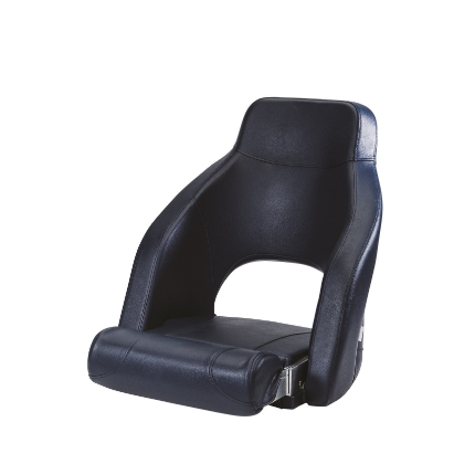 ASIENTO DEPORTIVO ADMIRAL CON APOYOS LATERALES Y BANQUETA ABATIBLE, AZUL