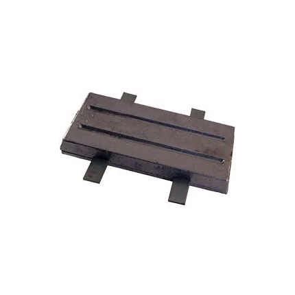 Anodo de magnesio Placa rectangular 2 pl.