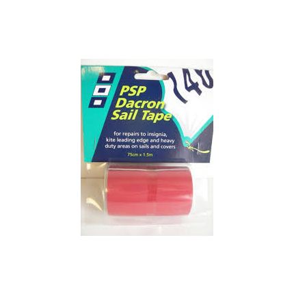 CINTA REPARACION DACRON ROJO 75MMx1,5M