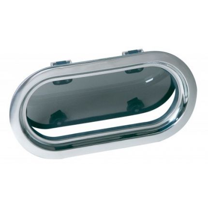 Portillo A.INOX. 316 tipo PMS23A1, categoria A1, con mosquitera (corte 322 x 177 mm)